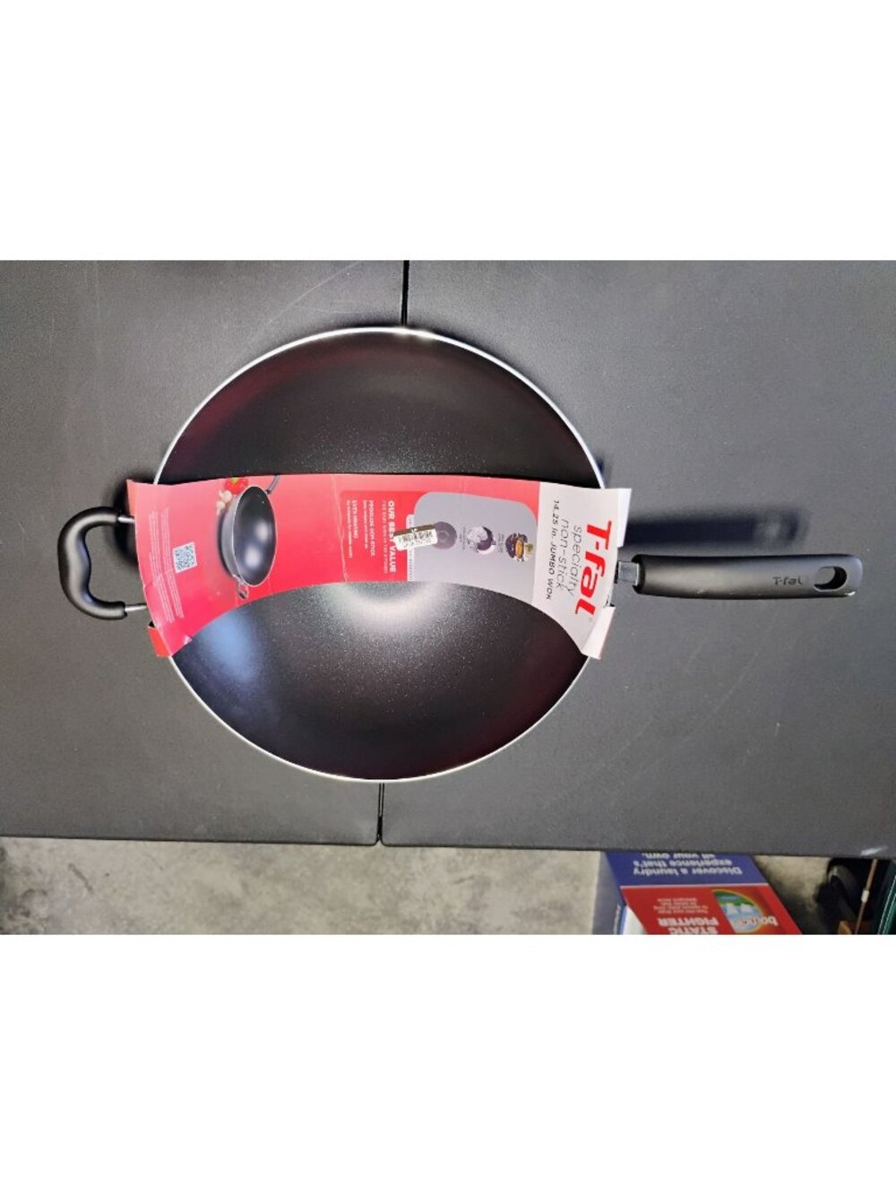 T-Fal Specialty Non-Stick 14.25-Inch Jumbo Wok Dishwasher Safe